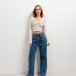 CAMISETA MANGA LARGA CON NUDO