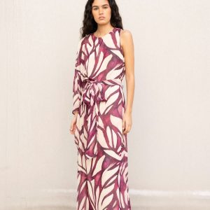 VESTIDO ASIMETRICO ESTAMPADO