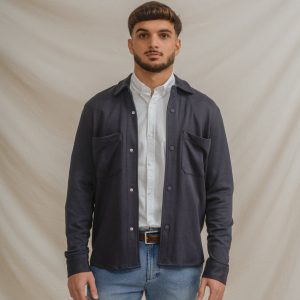 SOBRECAMISA PUNTO AZUL